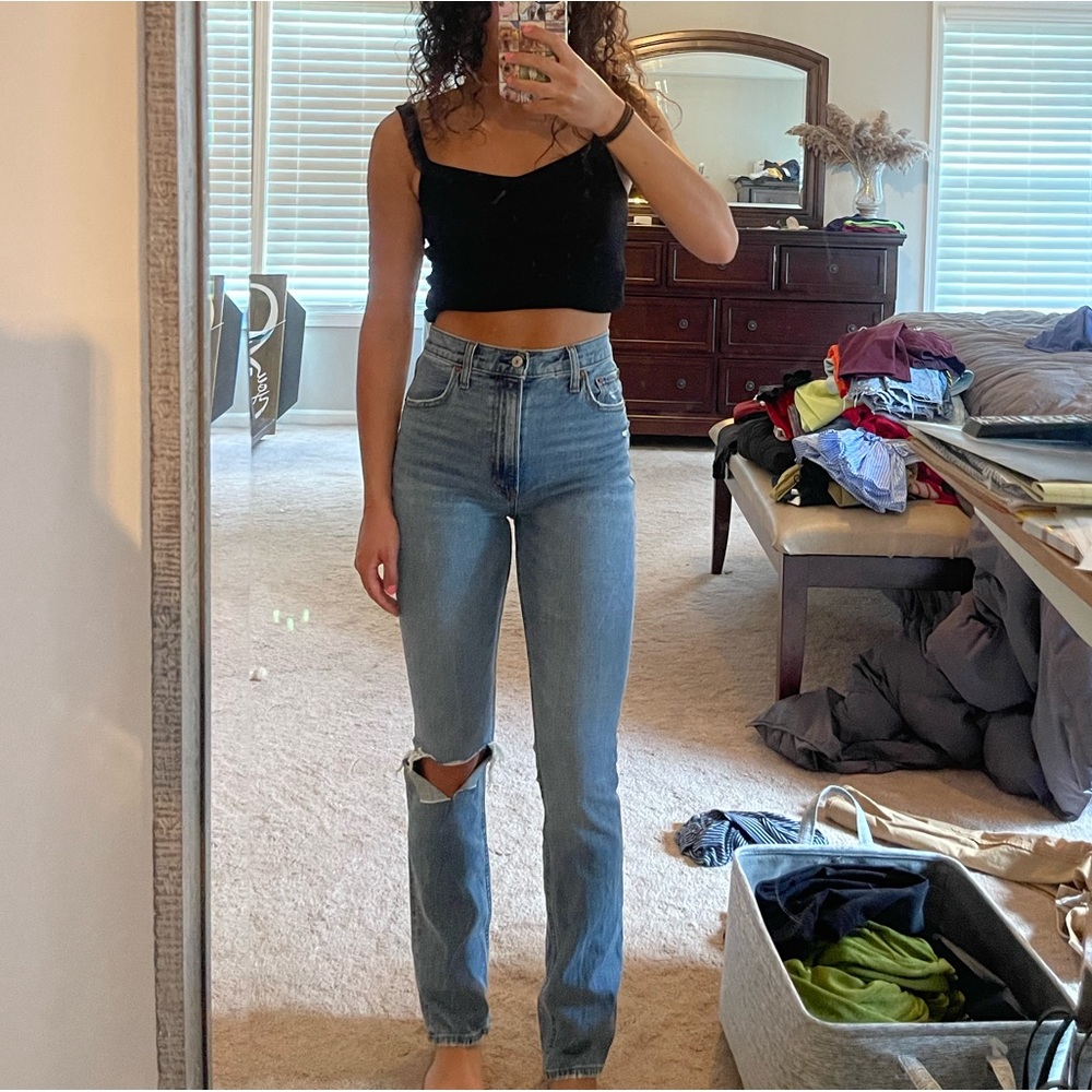 Abercrombie and Fitch 90s Slim Straight Jeans